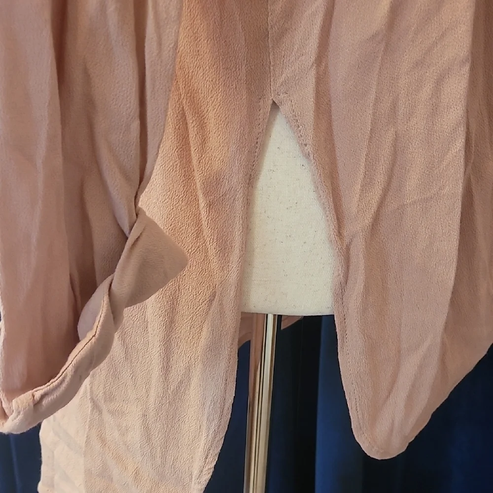 Entro Blouse in Warm Tan - Picture 3 of 4
